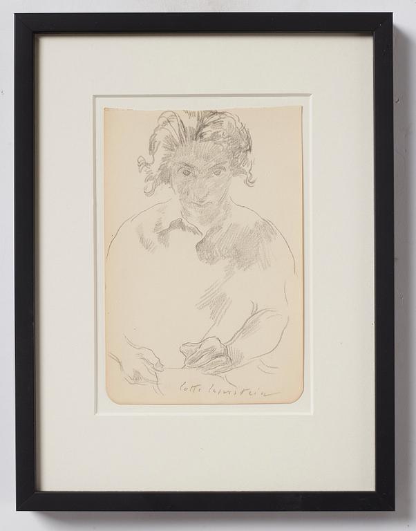 Lotte Laserstein, Self portrait.
