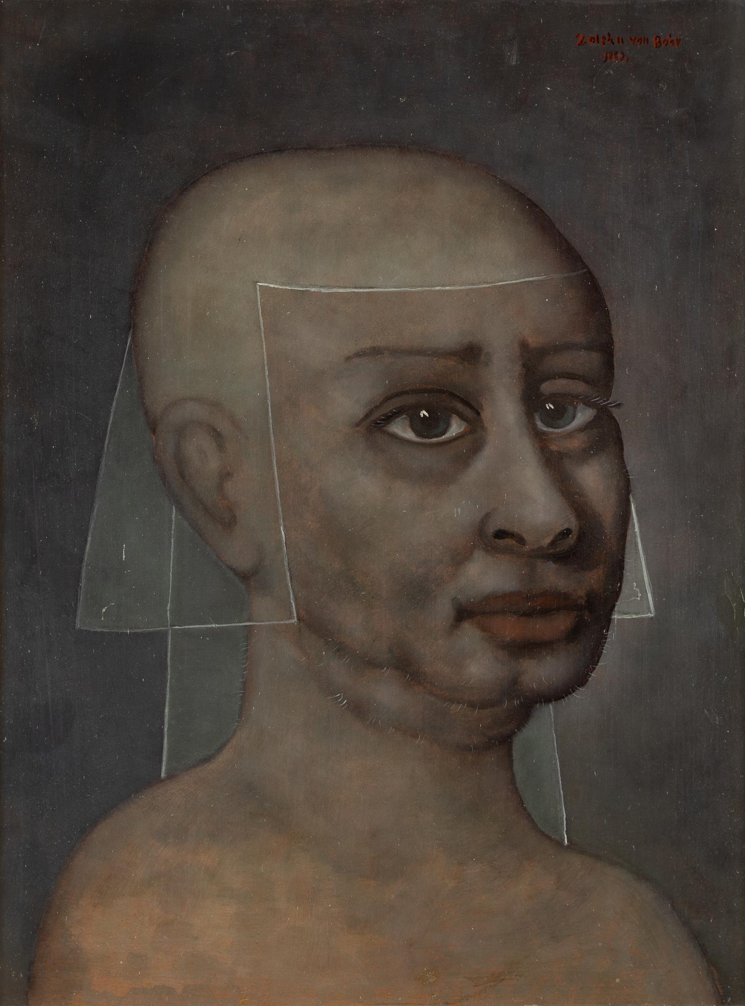 Zoltan von Boer, olja på pannå, signerad och daterad 1969.