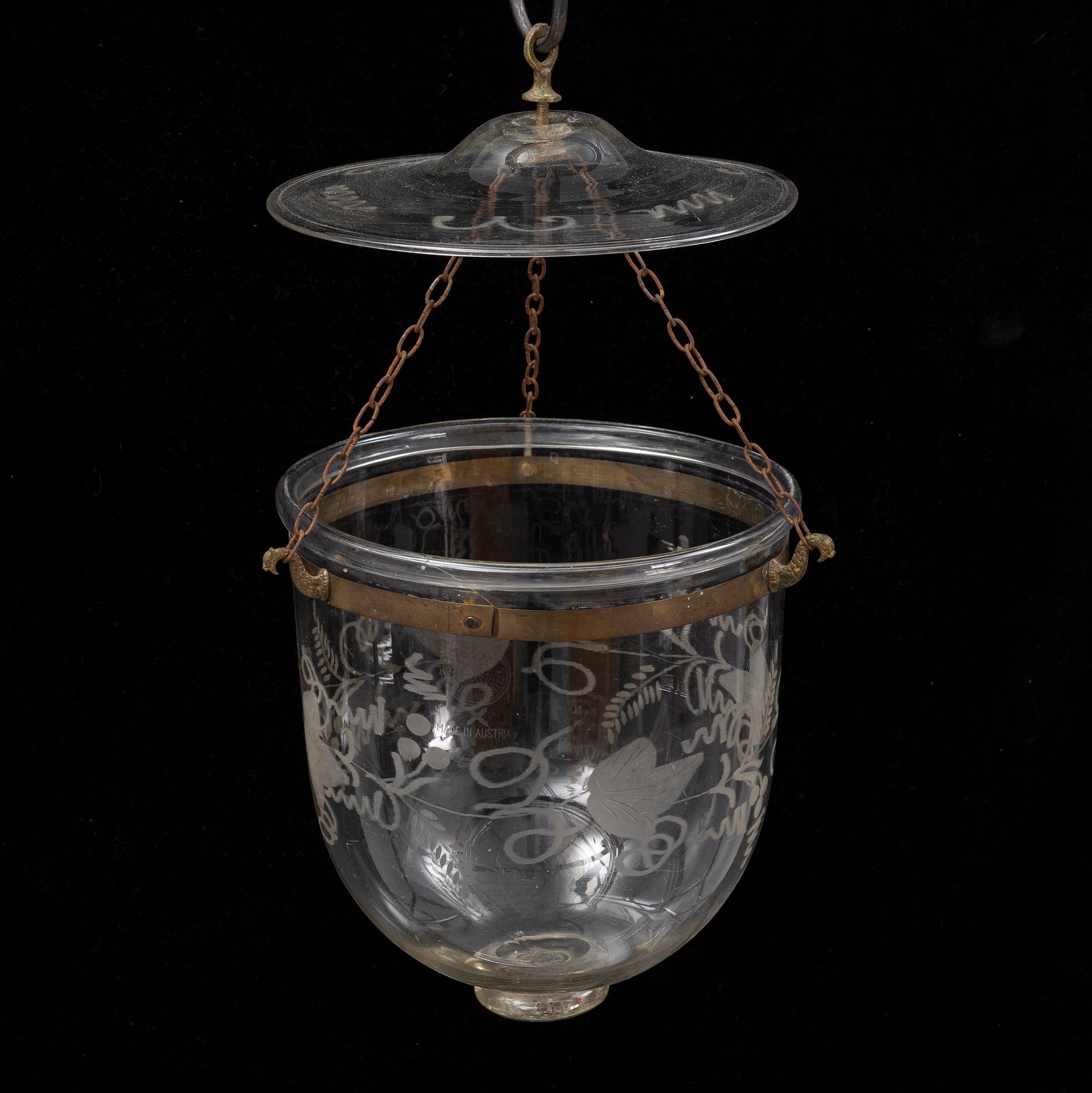 A late 19th century ceiling light.