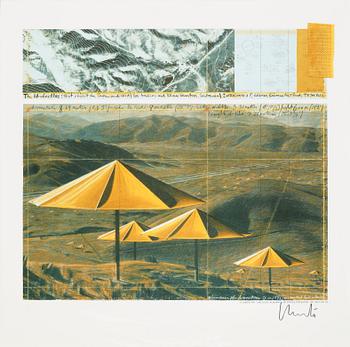 Christo & Jeanne-Claude, "The umbrellas (Joint project for Japan and USA)".