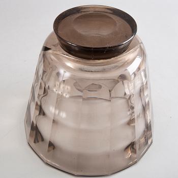 SIMON GATE, Glass bowl, Orrefors, 1930's.