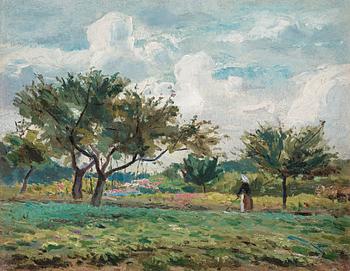 68. Carl Fredrik Hill, French Orchard.