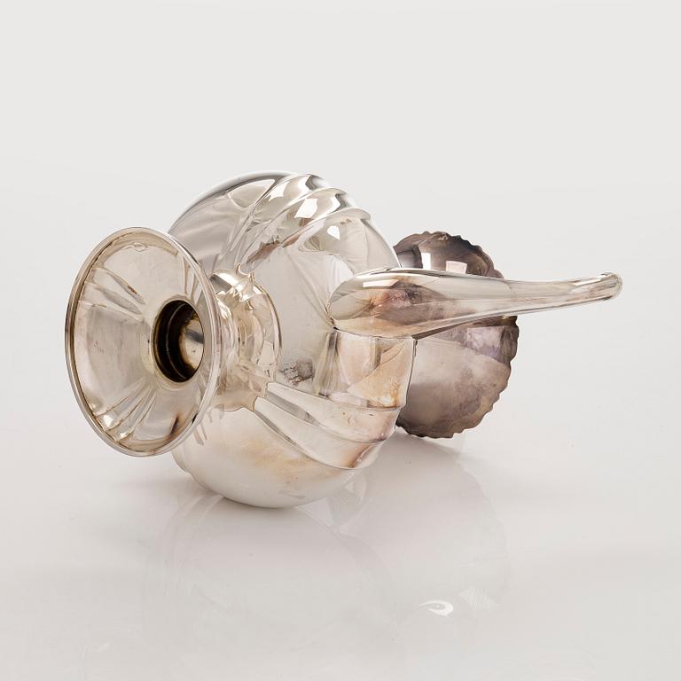 Kahvikannu, hopeaa, Kultakeskus Hämeenlinna 1979.