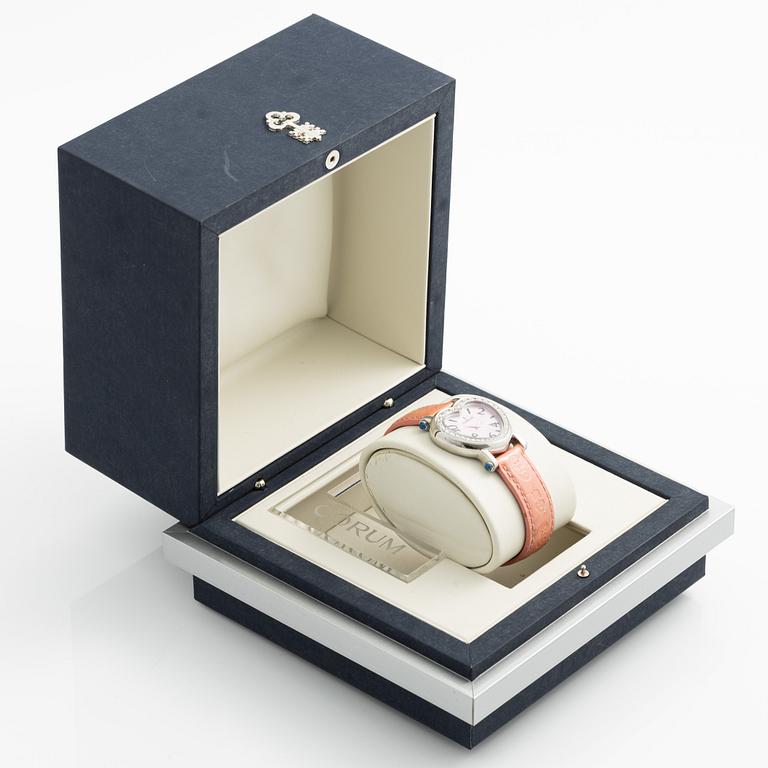 Corum, "Heart Beat", "MOP dial", armbandsur, 30 mm.