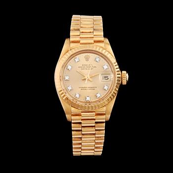 1159. Rolex - Datejust. Gold. Automatic. Ø 26 mm.