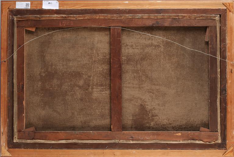 GUSTAVE L TOURRIER, tillskriven, olja på duk, signerad.