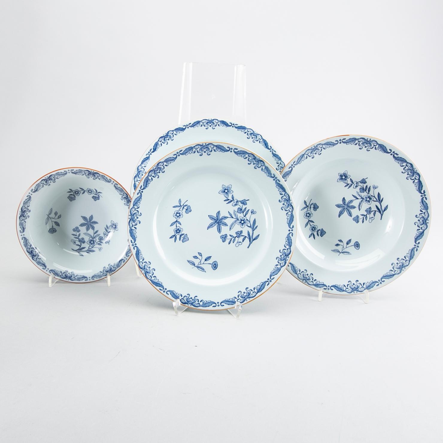 RÖRSTRAND, "Ostindia", 64 dlr, porslin, varierande tillverkningsår.