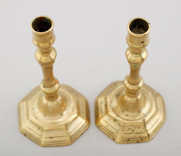 LJUSSTAKAR, barock, 1700-tal.