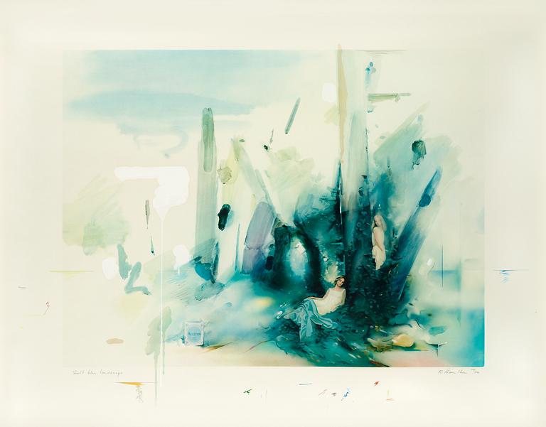 Richard Hamilton, "Soft blue landscape".