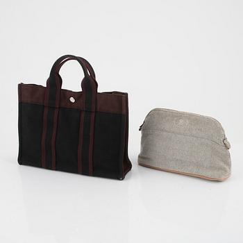 Hermès, a 'Fourre Tout PM' bag and a toilet bag.