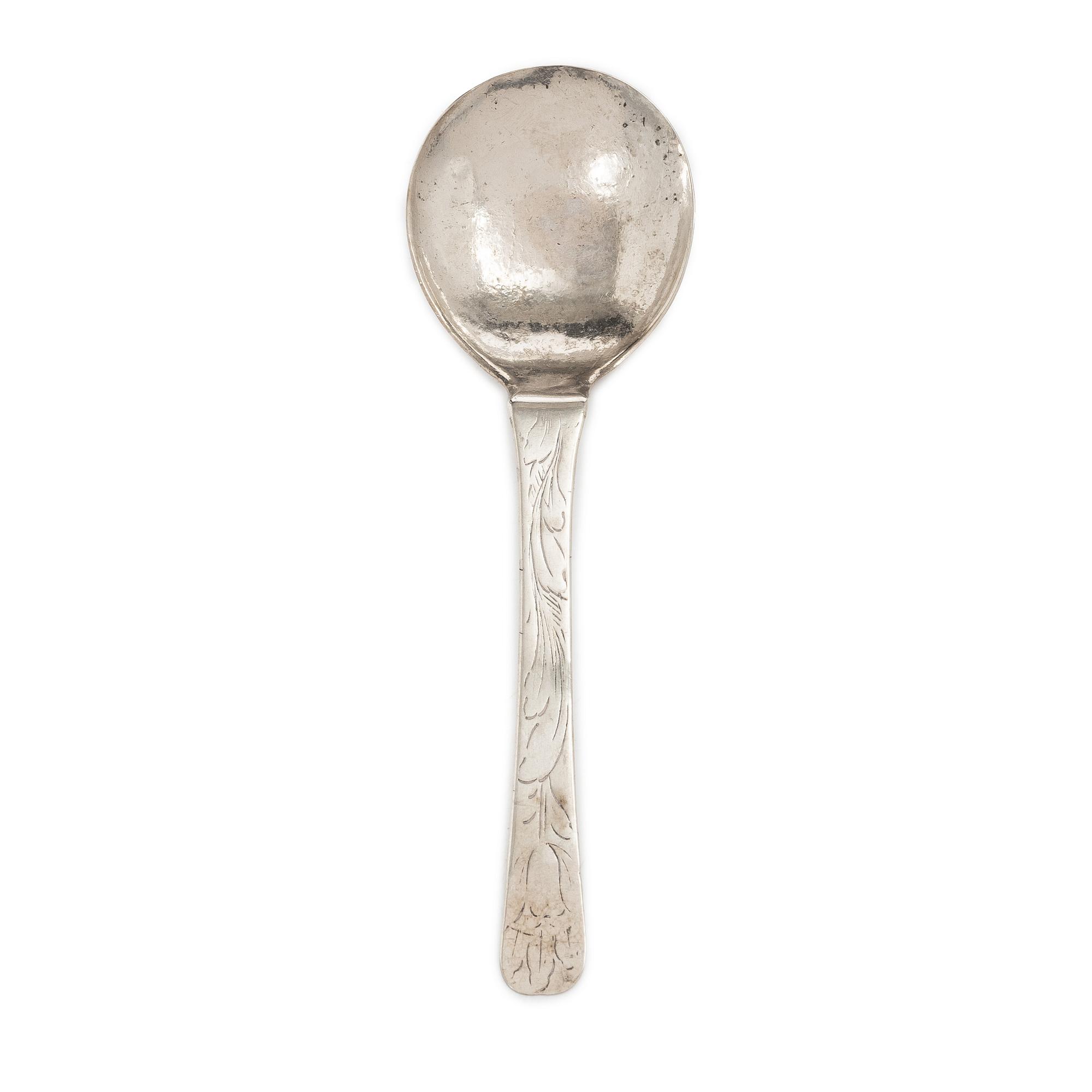 Niels Svendsen, sked, silver, Köpenhamn (verksam 1671-1699). Barock.
