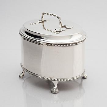 Johan Malmstedt, sockerskrin, silver, (verksam 1783-1831) Göteborg. Gustaviansk.