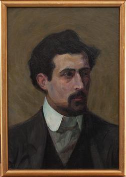 FRITZ KÄRFVE, olja på pannå, signerad och daterad 05.