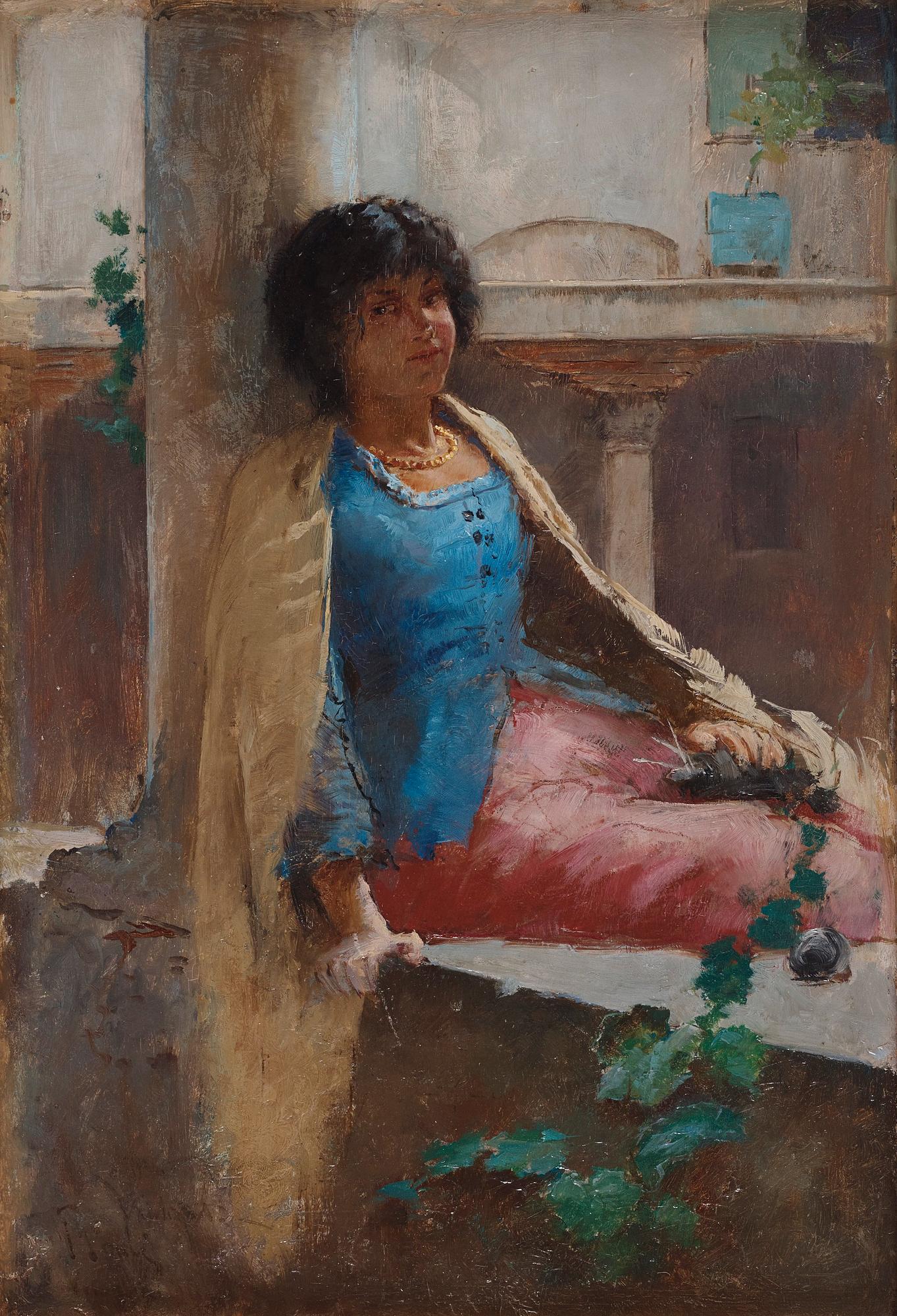 Georg Pauli, Seated woman.