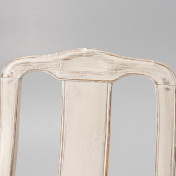 A pair of late Baroque chairs, 18th century.