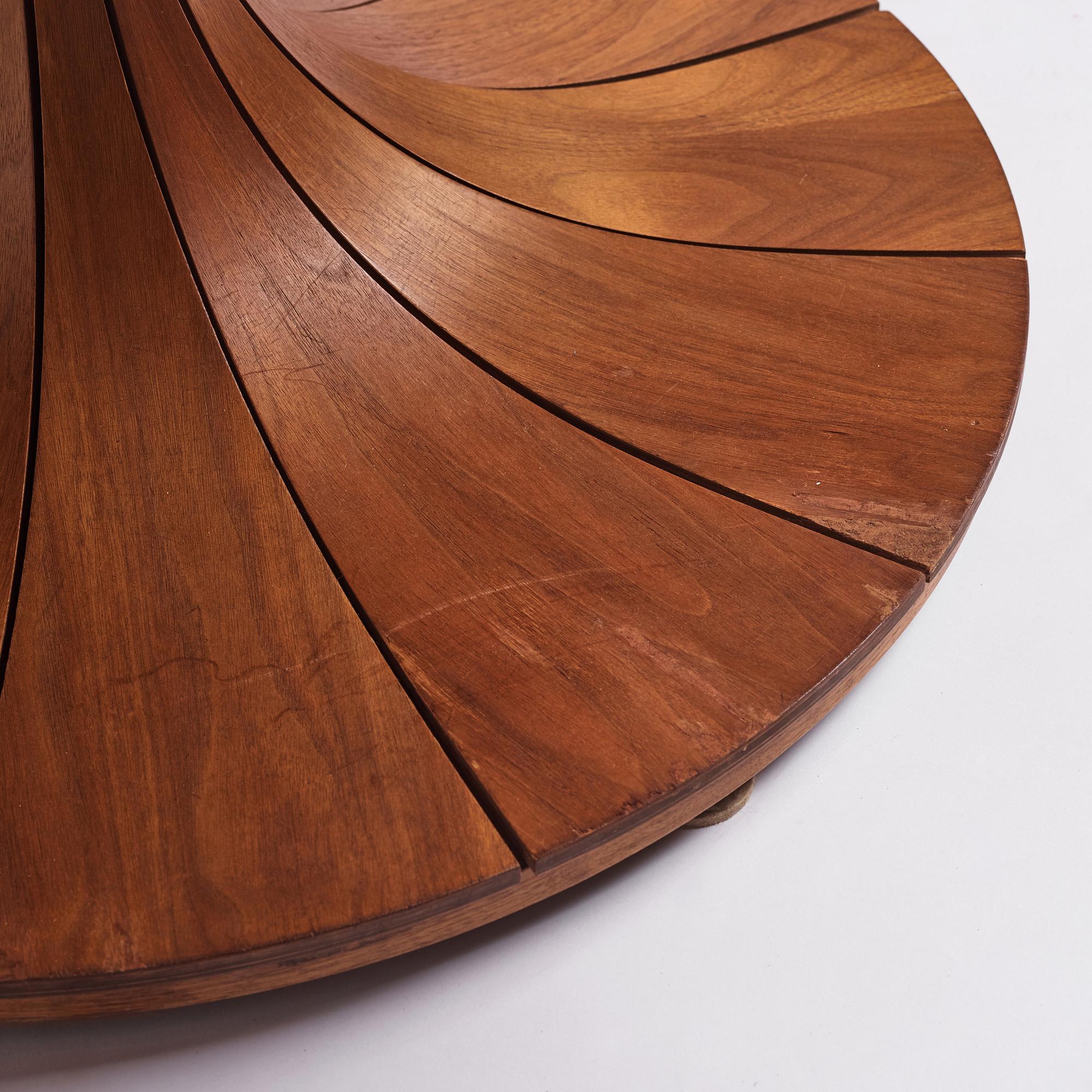 Karl Erik Ekselius, a dining table, J.O Carlssons Möbel AB, Vetlanda, Sweden 1971.