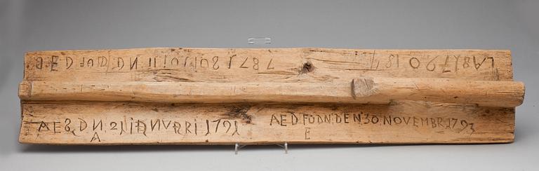 MANGELBRÄDA, allmoge, troligen 1700-talets slut.