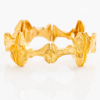 Björn Weckström, a bracelet "Borealis", 18K gold, Finland. For Lapponia.