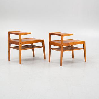 Sängbord, ett par, AB Emil Lindvall, Nybro 1961.