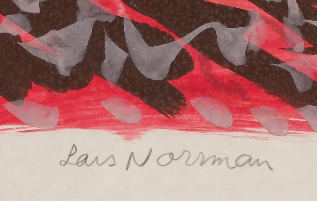 LARS NORRMAN, blandteknik, signerad.