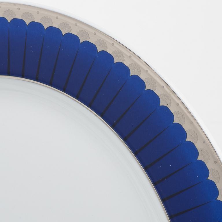 Sigvard Bernadotte, a dinner and coffee service, 'Millenuim/Marianne', Christineholm, Fyrklövern, numbered 162/499.