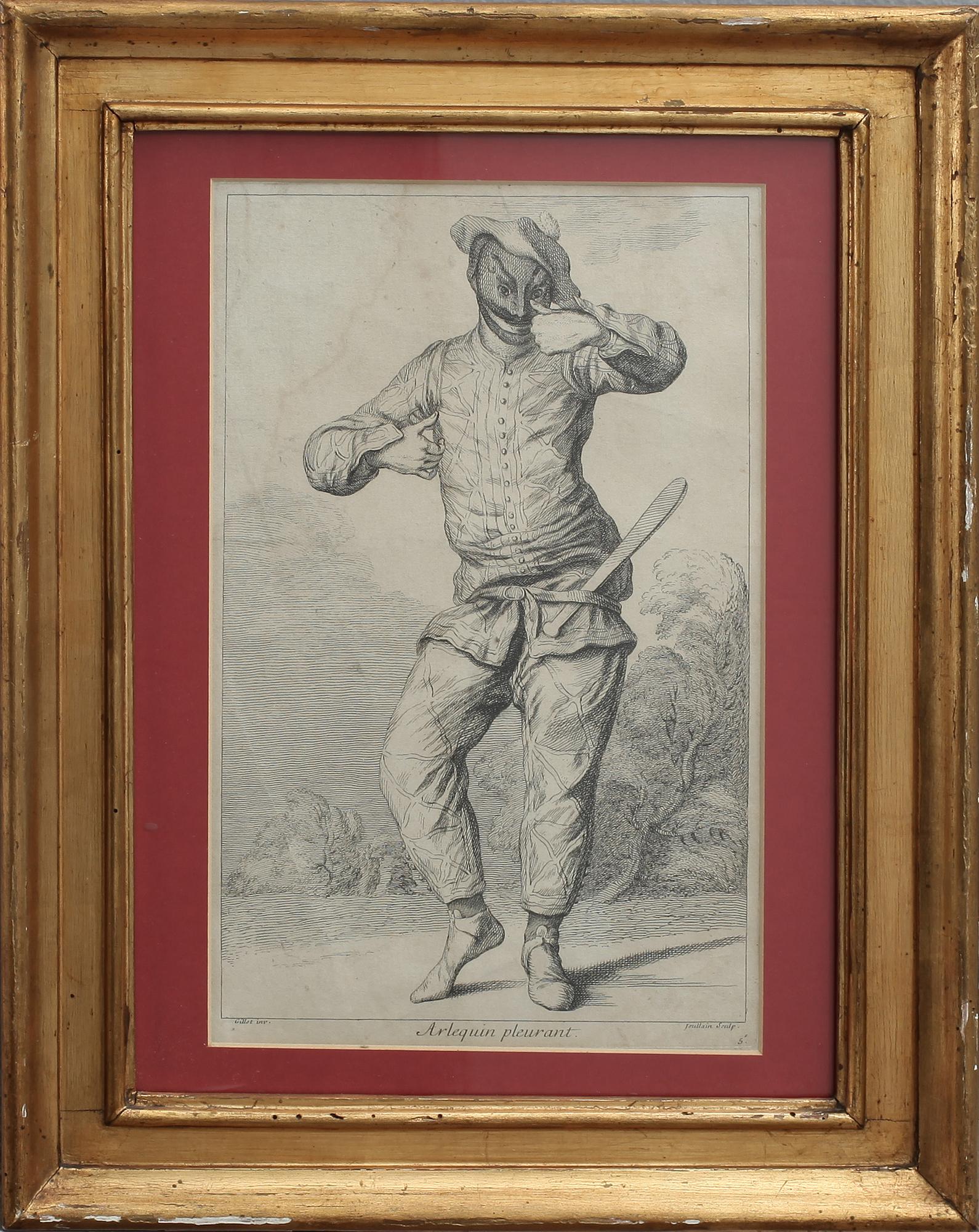 FRANCOIS JOULLIN , kopparstick, 1700-tal.