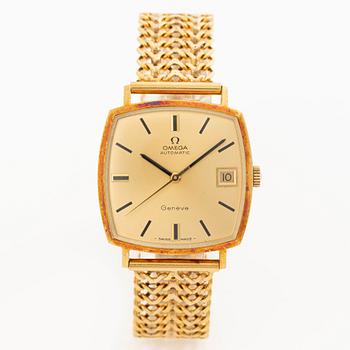Omega, Genève, wristwatch, 31 x 31 (37) mm.