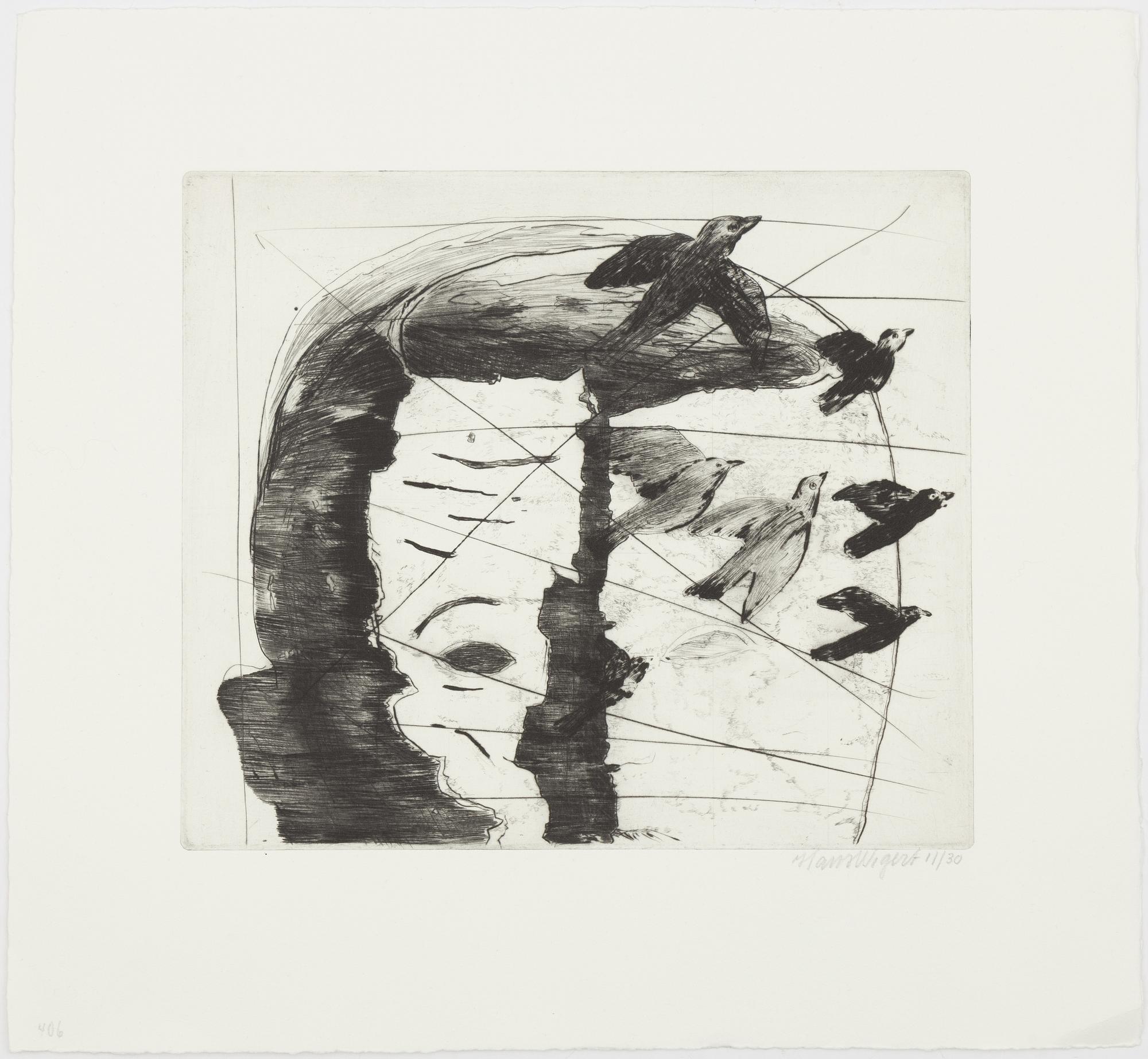 Hans Wigert, Face and Birds.