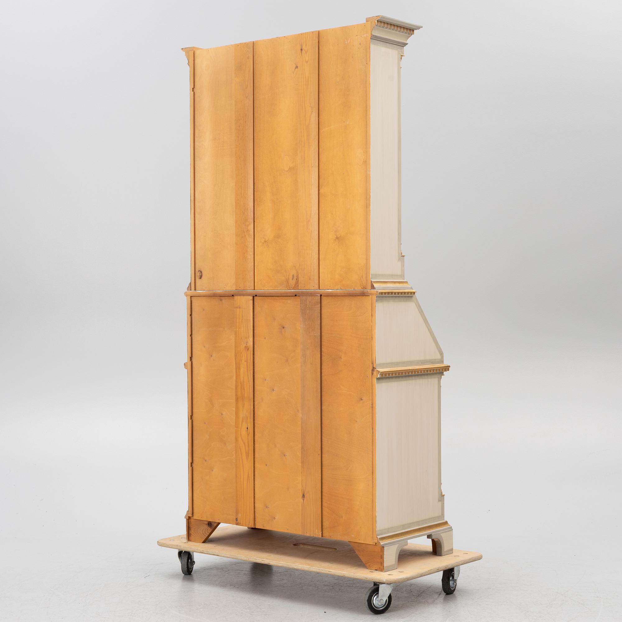 Writing cabinet, Gustavian style, KA Roos, late 20th century.