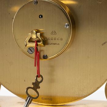 Table clock, Imhof, mid-20th century.