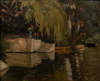 ALBERT EDELFELT, "PUISTOAIHE, VAUX SUR SEINE II".