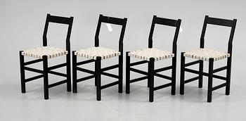 STOLAR, 4 st, "Schablon", Johan Kandell, Källemo.