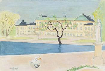 Einar Jolin, View of Drottningholm Palace.