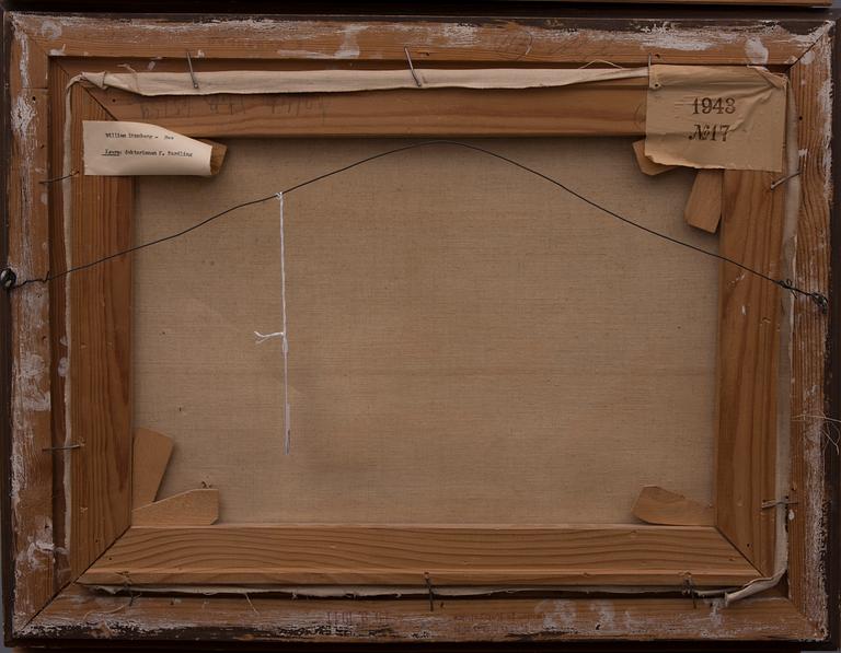 WILLIAM LÖNNBERG, olja på duk, signerad.