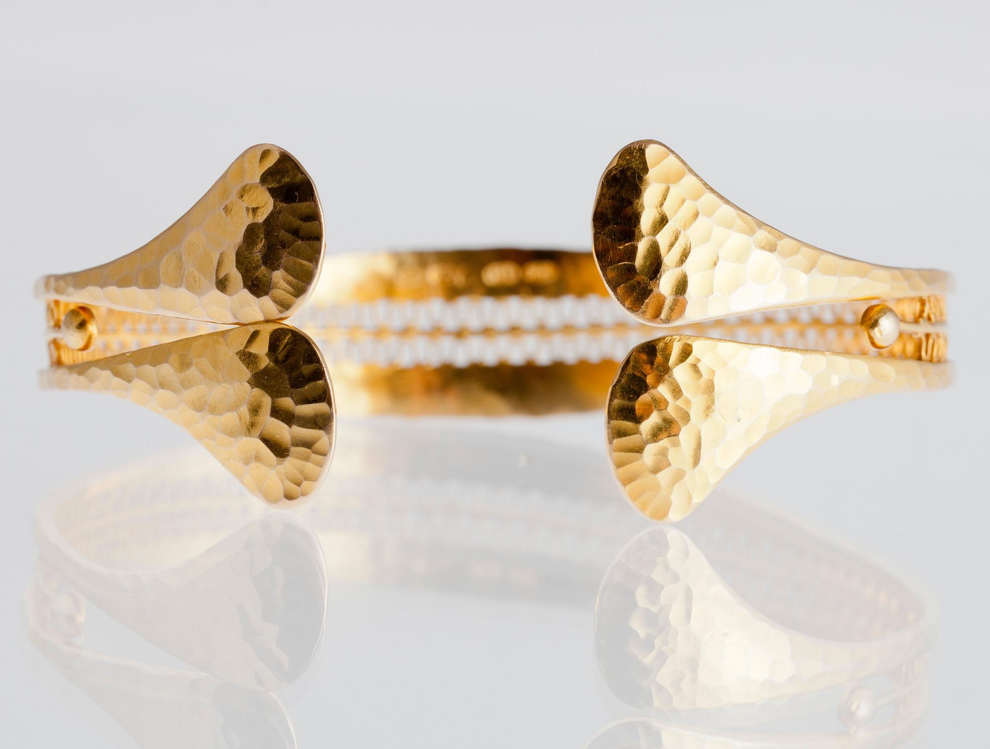 Tapio Wirkkala, ARMBAND, 14K guld, Kultakeskus 1968.