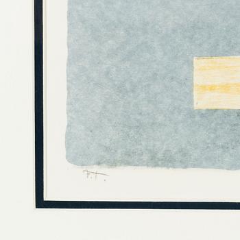 Philip von Schantz, litograph in colours, signed and dated -91.