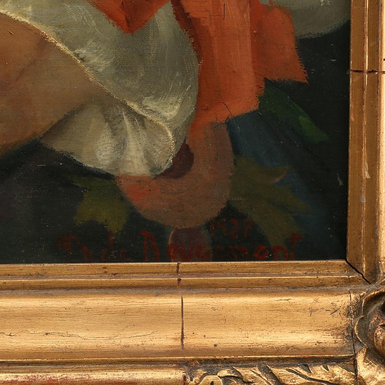 PHILIPPE DE ROUGEMONT, olja på duk, sign och dat 1929.