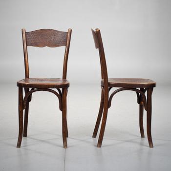STOLAR, 4 st, Fischel, Österrike, 1900-talets första hälft, etikettmärkta.