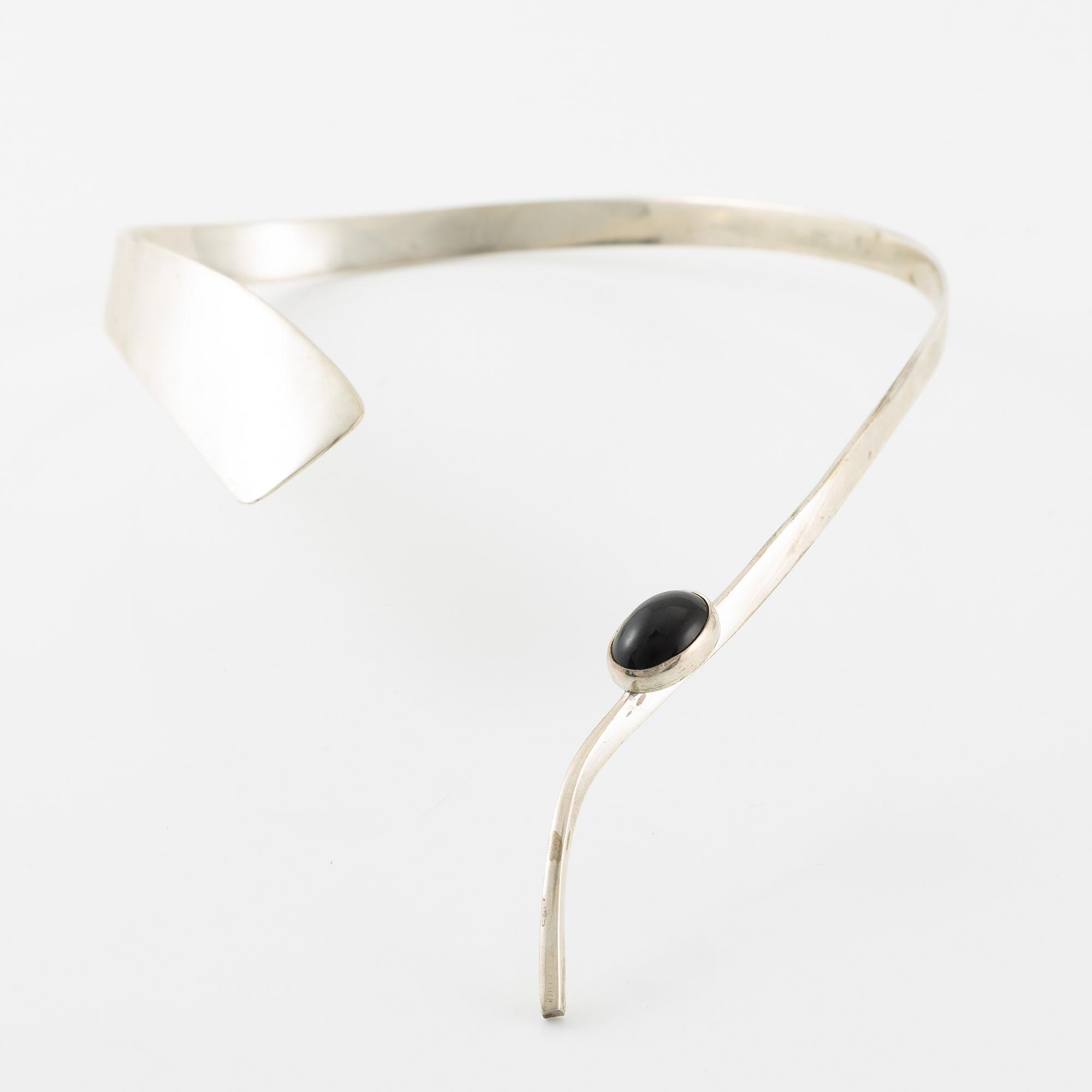 Staffan Hallberg, halscollier, silver.