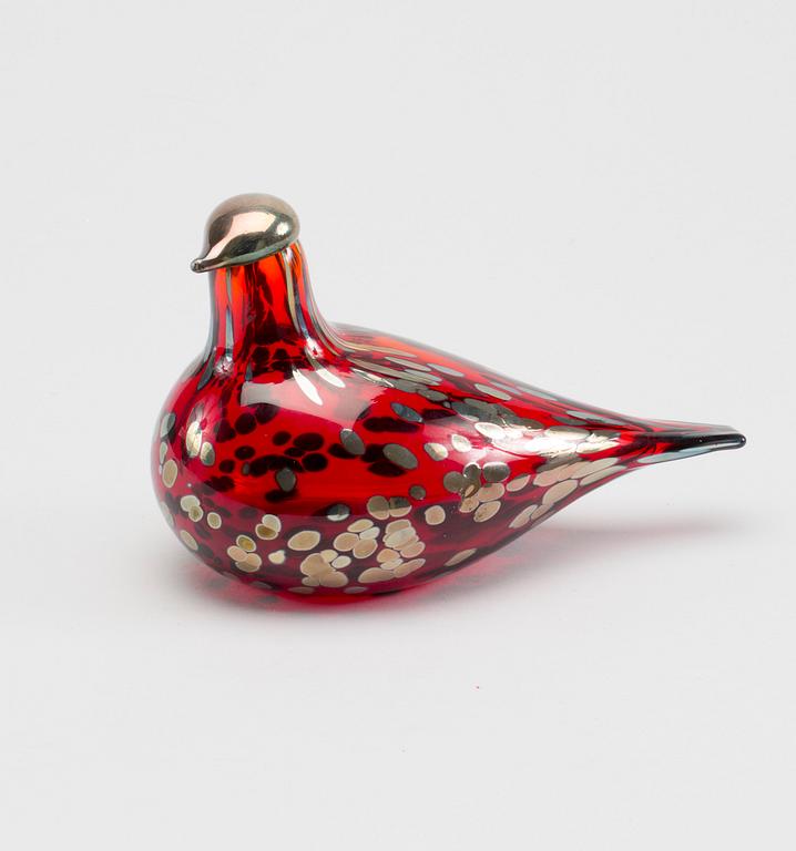 SKULPTUR, glas, Oiva Toikka, Iittala. 1900-talets andra hälft.