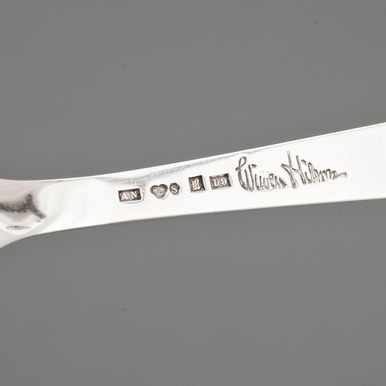 OSTRONSKED, silver, Wiwen Nilsson, Lund, 1954. Vikt 29 gram.