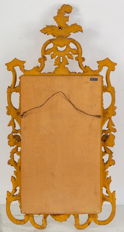 A Danish Baroque style mirror, 20th Century.