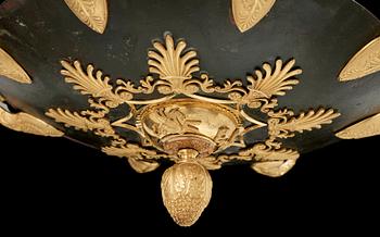 AMPEL, för åtta ljus, Empire, 1800-talets början.