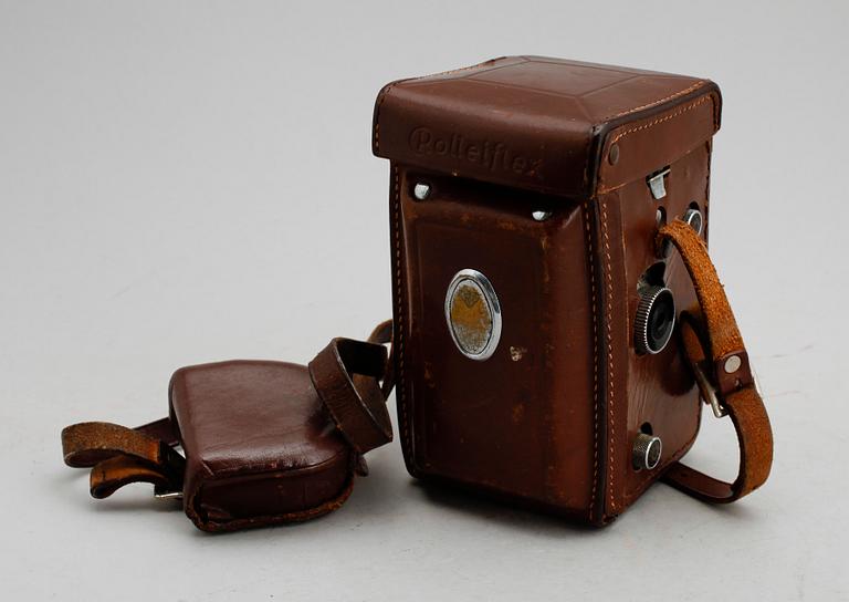 KAMERA, Rolleiflex, Franke & Heidecke, Braunschweig, 1900-talets första hälft.