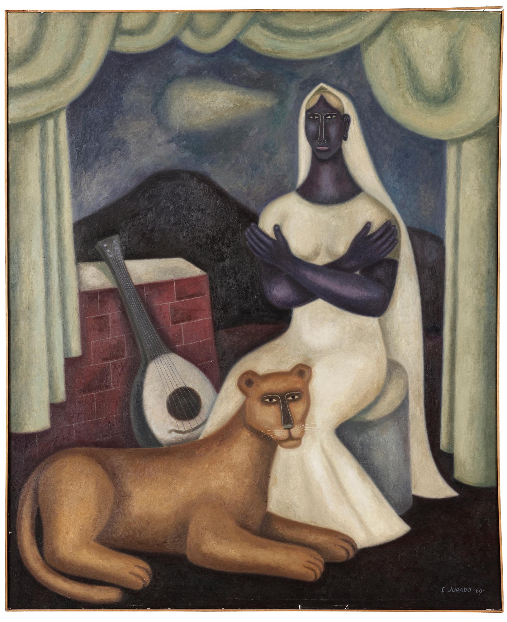CARLOS JURADO, olja på duk. Sign och dat -60.