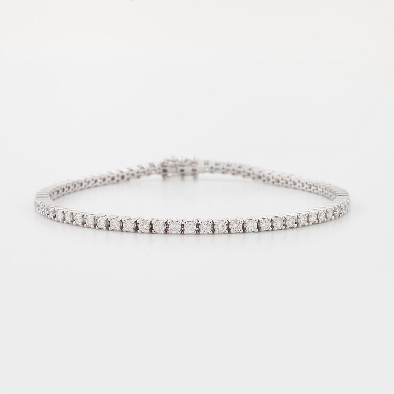 ARMBAND, med briljantslipade diamanter, totalt ca 2.75 ct.