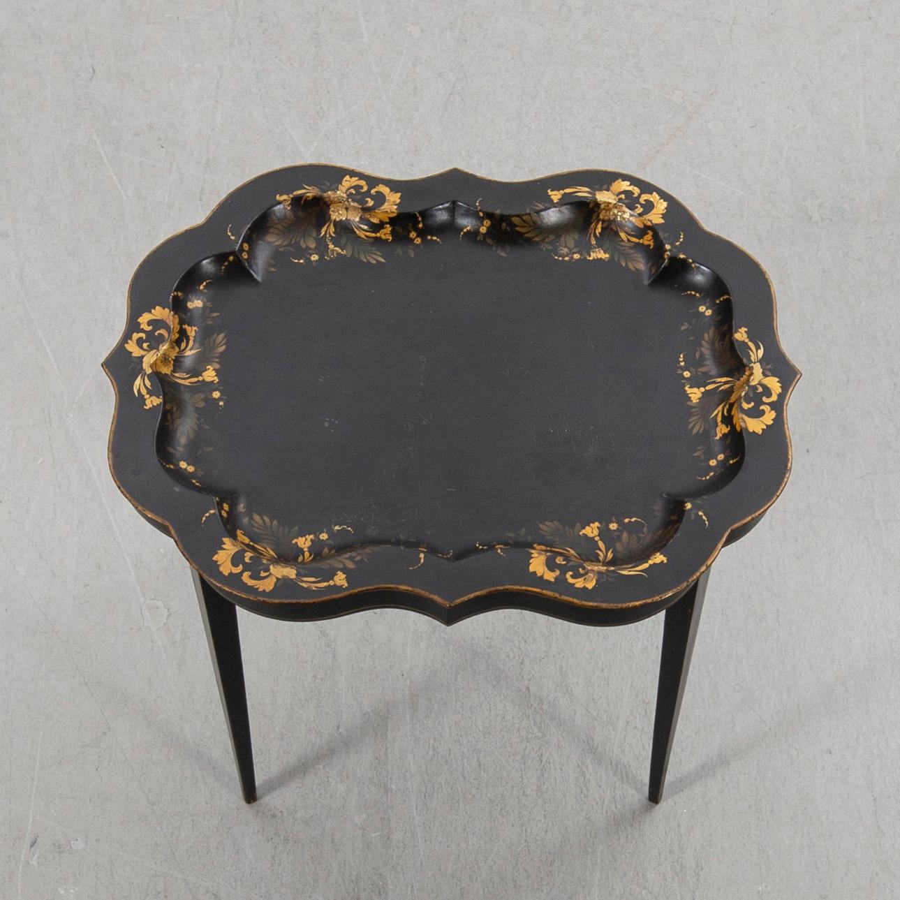 Brick table, Rococo style, 19th century.