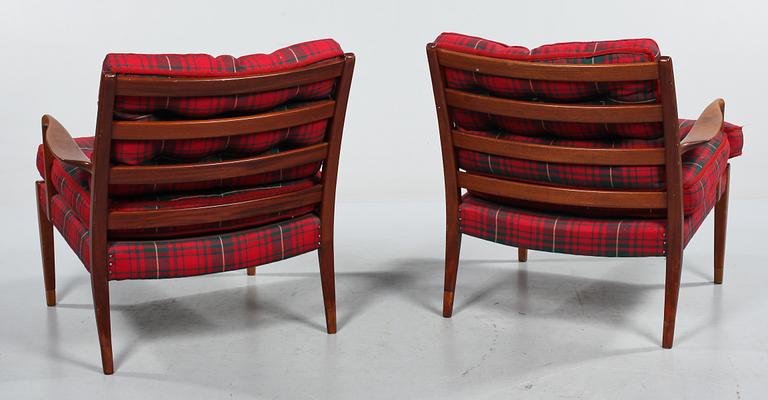 FÅTÖLJER, ett par, Arne Norell, 1960/1970-tal.