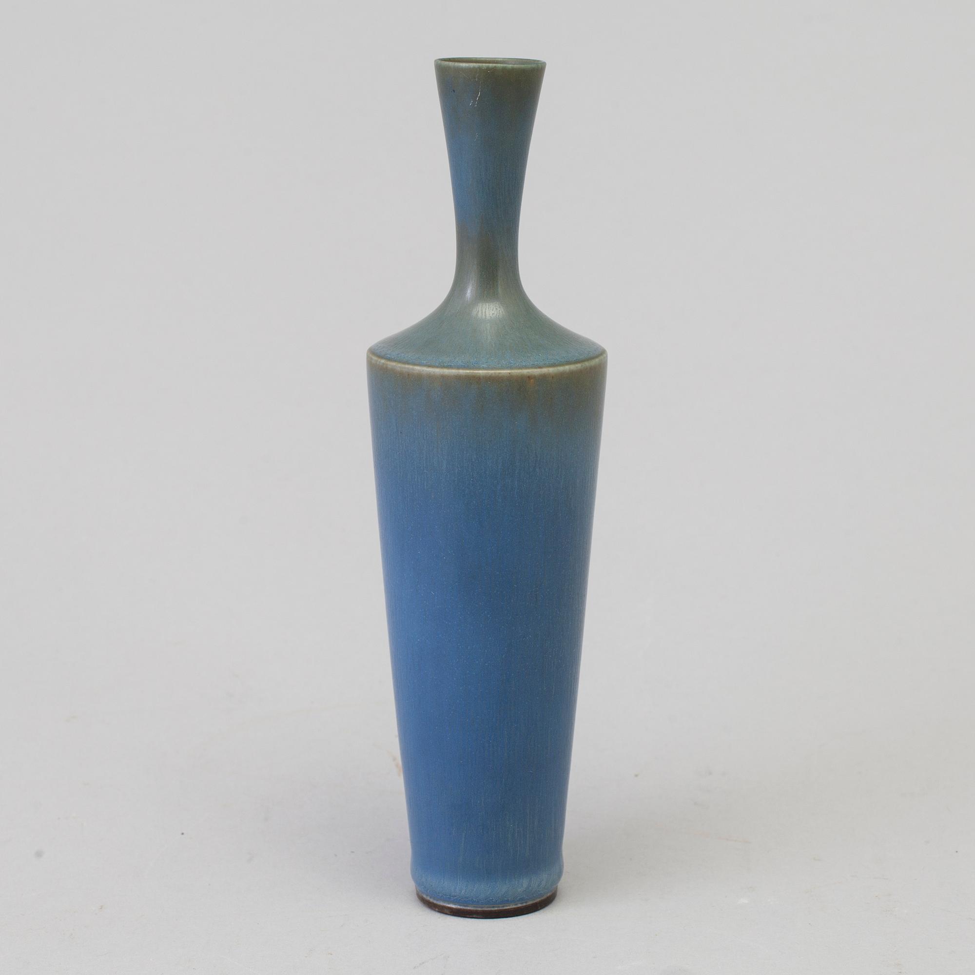 BERNDT FRIBERG, a stoneware vase from Gustavsberg studio, signed.