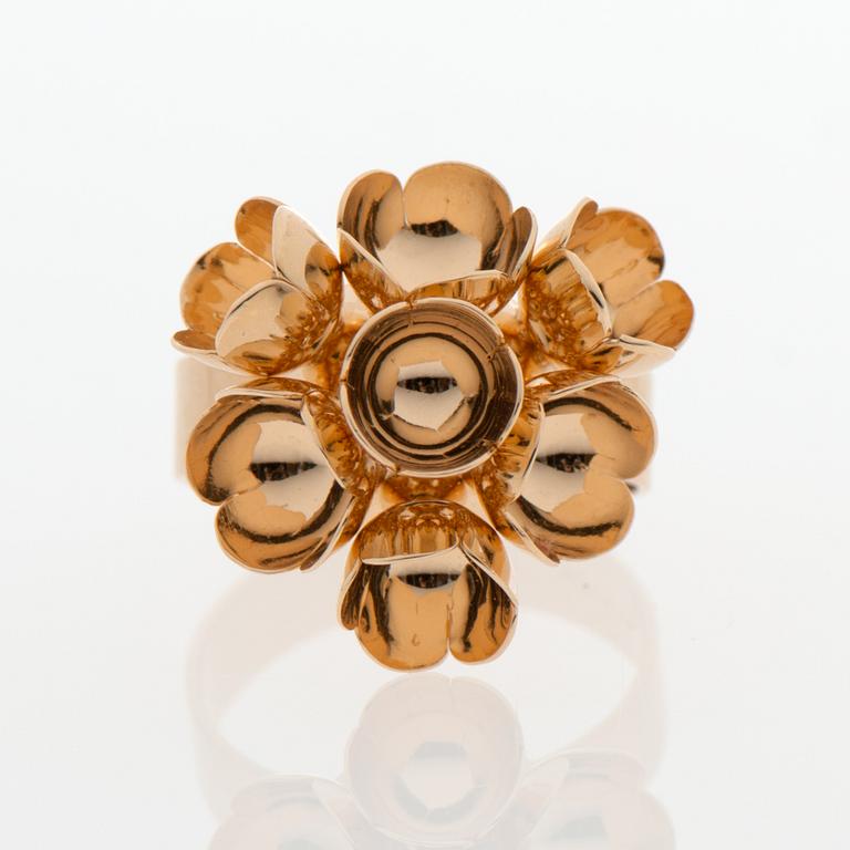 LIISA VITALI, RING, 14K gold. Kultakeskus, Helsinki Finland 1973.